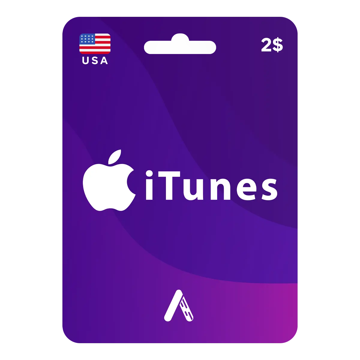 ايتونز امريكي 2$