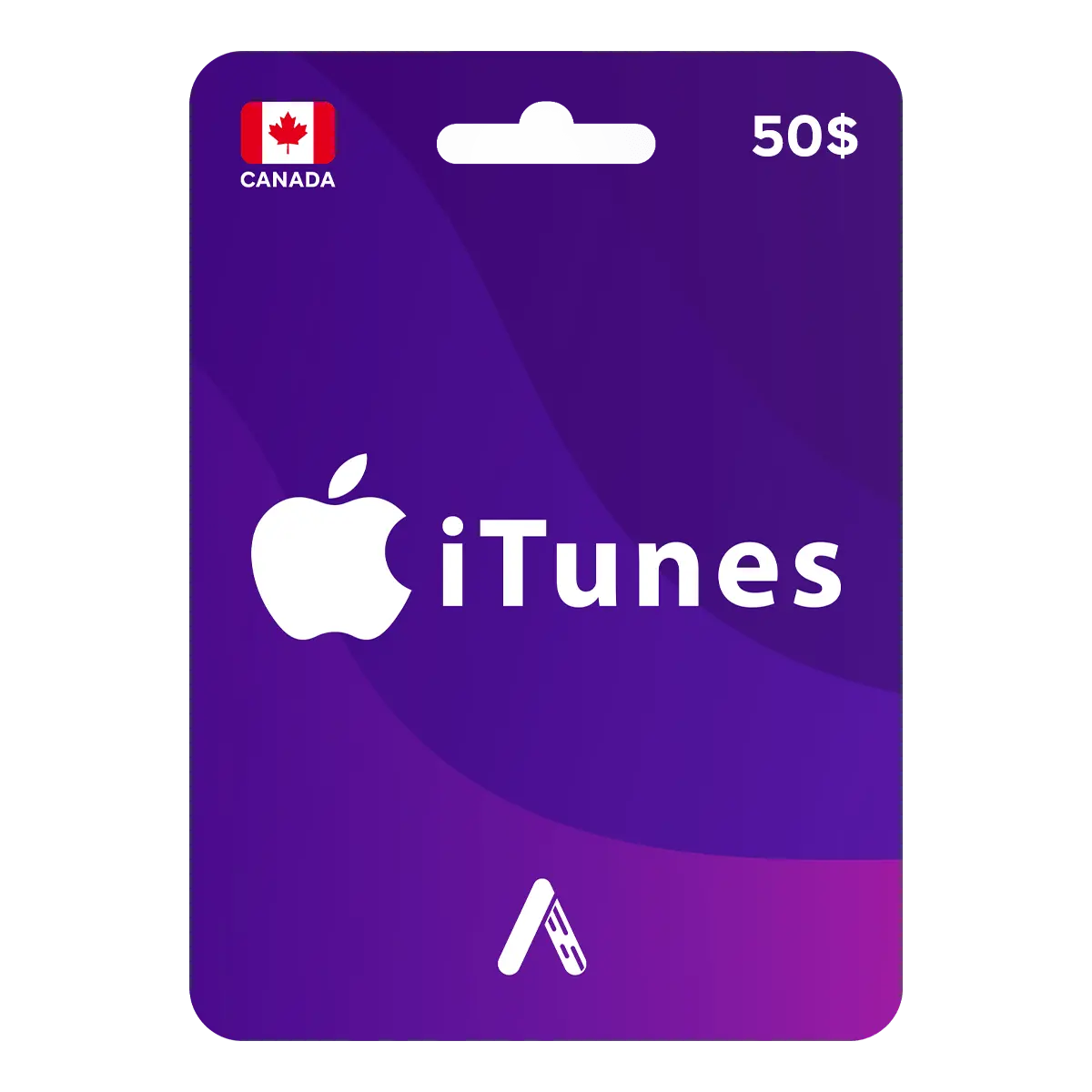 ايتونز كندا 50$