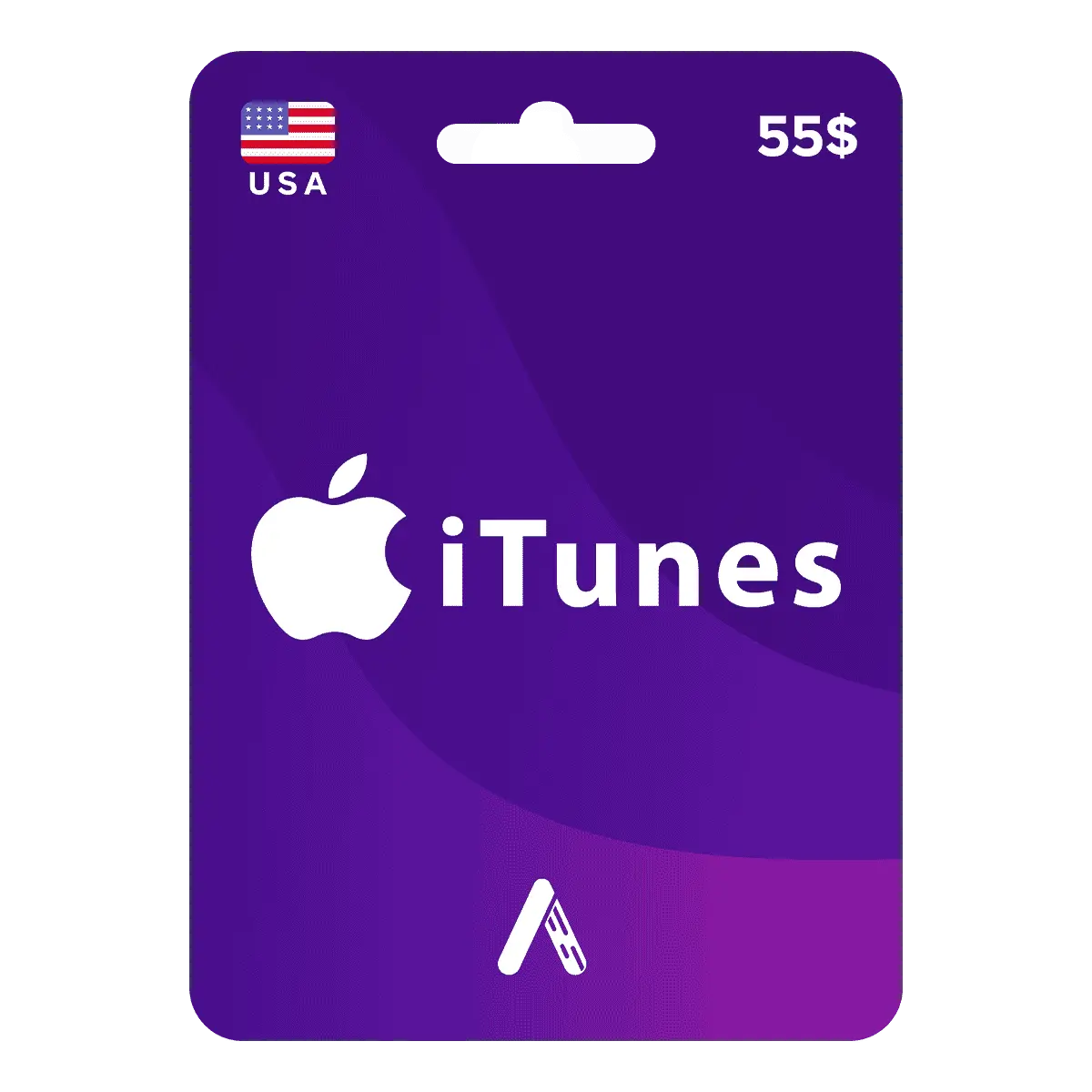 ايتونز امريكي 55$